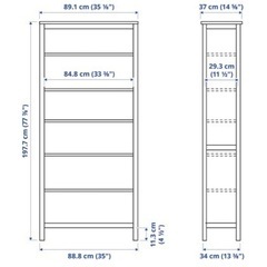 IKEA HEMNES 本棚　中古　ブックシェルフ　イケア
