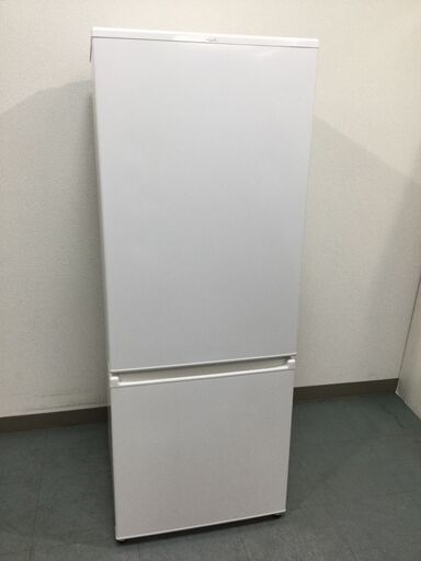 （12/14受渡済）JT6795【AQUA/アクア 2ドア冷蔵庫】美品 2021年製 AQR-20K-W 201L 家電 キッチン 冷蔵冷凍庫