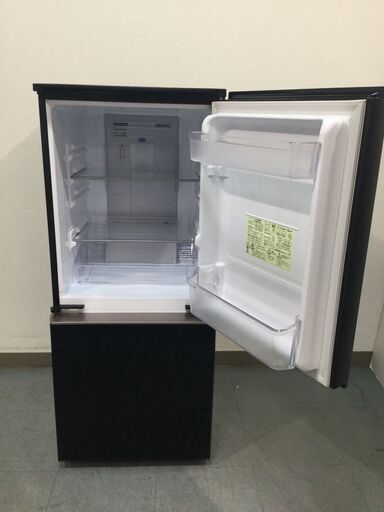 （6/19受渡済）JT6787【SHARP/シャープ 2ドア冷蔵庫】高年式 2018年製 SJ-GD14D-B 137L 家電 キッチン 冷蔵冷凍庫