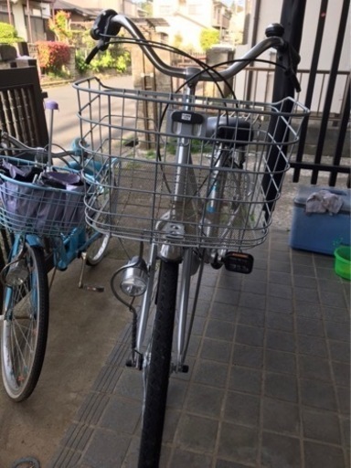 通学用自転車　ギアは内蔵されています！