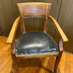【ネット決済】イス　チェア　肘かけ椅子　バリ家具