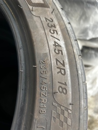 235/45R18ミシュラン中古タイヤ4本
