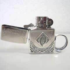 ZIPPO オイルライター Revelation of the Sacred Mesa 1999年製 ガンアクションホルダー付き ジッポー 火花確認済 ☆ 札幌市 北区 屯田 