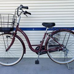 リサイクル自転車(2304-13) ファミリーサイクル ２６インチ