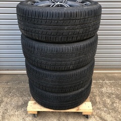 値下、No.65夏タイヤ215/50/17 5H PCD114.3、アルミ付4本セット