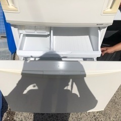 【リサイクルサービス八光】2007年製　シャープ  SJ-WA35M-W [冷蔵庫 345L 3ドア ホワイト]