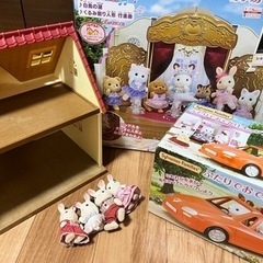 森のバレエ劇場.ふたりでおでかけオープンカー.うさぎ