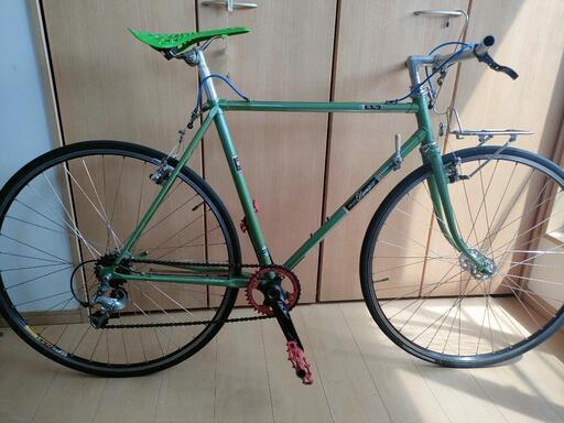 古い富士の自転車