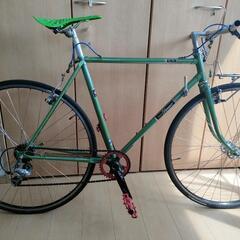 古い富士の自転車