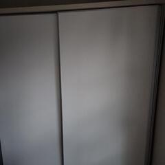 大川家具　ホワイト　引き出し　食器棚　幅140✕奥行60✕高180