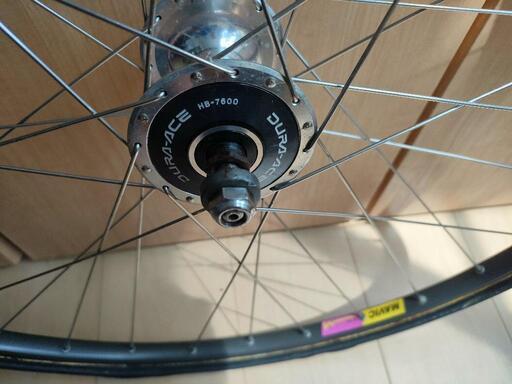 ピストバイク前輪チュブラー
