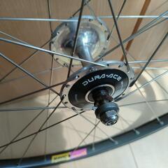 ピストバイク前輪チュブラー