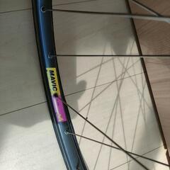 ピストバイク前輪チュブラー