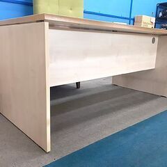 札幌【2点セット fantoni GF/GL デスク&3段ワゴン パネル脚 