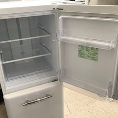 EDION/エディオン E angle 2ドア冷蔵庫 レトロデザイン 149L  ANG-RE151-A1 2021年製【ユーズドユーズ名古屋天白店】J2518