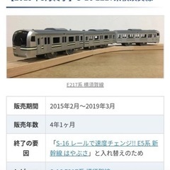 プラレール②E217系横須賀線レールセット（使用品）