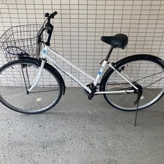 自転車　27インチ　LEDライト　空気入れ付き