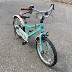 子供用自転車 16インチ 補助輪付き asson K16