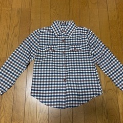 チェックシャツ(こげ茶、紺、白)