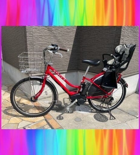 現行バッテリー　8.7Ahブリヂストン　ハイディー HYDEEⅡ　子供乗せ　3人乗り　電動自転車 　電動アシスト自転車　423ｒ15