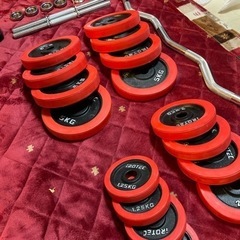 IROTECアイロテック ダンベル 合計60kg、EZバー　フラットベンチ