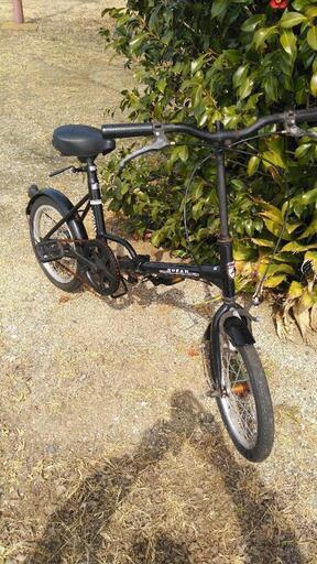 折り畳み自転車 黒
