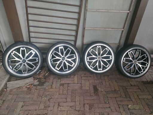 和道 販売 桜 17インチ アルミホイール 三菱アイミーブに装着 