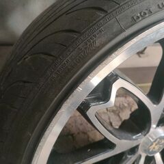 和道 桜 17インチ アルミホイール　三菱アイミーブに装着