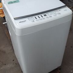 【ネット決済】H902　Hisense　全自動洗濯機　5.5KG...