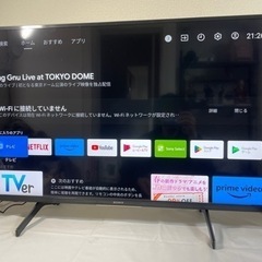 SONY 4K液晶テレビ 43V型 2021年製 Android...