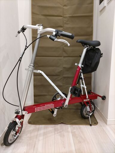 折り畳み自転車売ります　CarryMe　2018年　超小径車　輪行袋2つ＆その他備品付き