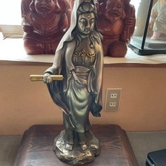 古美術　観音様　