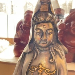 古美術　観音様　