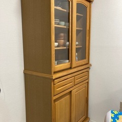 木製食器棚　幅84センチ