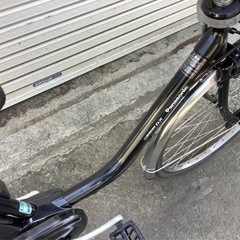 38パナソニック新機種電動アシスト自転車viviDX ブラックボディー