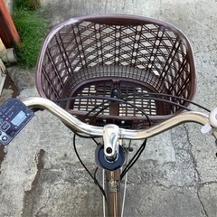 154 パナソニック新機種電動アシスト自転車vivi 26インチ ブラウンボディー