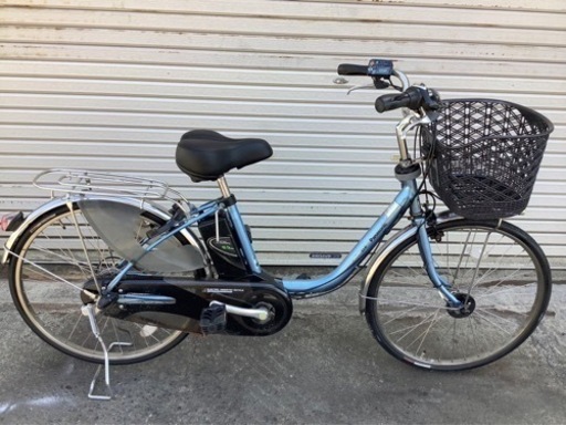 40パナソニック新機種電動アシスト自転車viviDX 24インチ　ブルーボディー