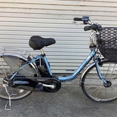 40パナソニック新機種電動アシスト自転車viviDX 24インチ ブルーボディー