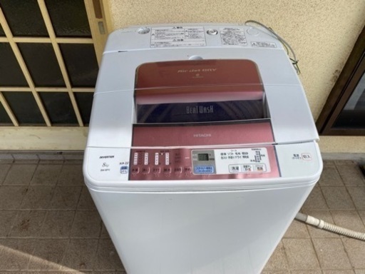 洗濯\u0026乾燥機8kg  HITACHI BEAT WASH 2012年製