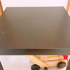 IKEA　ミニテーブル（黒色）