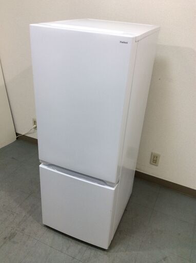 (4/30受渡済)JT6829【YAMADA/ヤマダ 2ドア冷蔵庫】極美品 2021年製 YRZ-F15J 家電 キッチン 冷蔵冷凍庫 右開き 156L