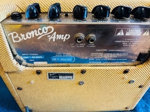 FenderUSA Broncoamp/フェンダー ブロンコ アンプ | cooperpoile.co.uk