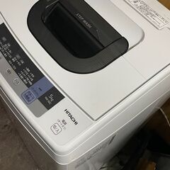 【中古】2019年製全自動洗濯機(日立NW-50C(W))