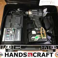 ハイコーキ HIKOKI WH18DDL2 コードレス インパクトドライバ マルチボルトバッテリー×1 充電器 18V 充電器 未使用 【ハンズクラフト宜野湾店】