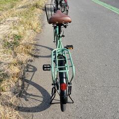  20型 20インチ 小径車 マッドオリーブ 自転車 ミニベロ