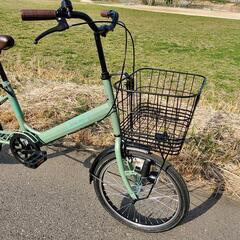  20型 20インチ 小径車 マッドオリーブ 自転車 ミニベロ