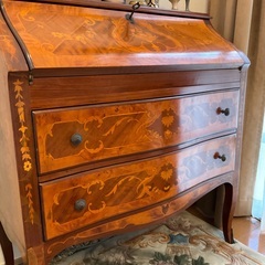 最終値下げ! 美品　イギリス　アンティーク　ライティングビューロー アンティーク ライティングビューロー イタリア