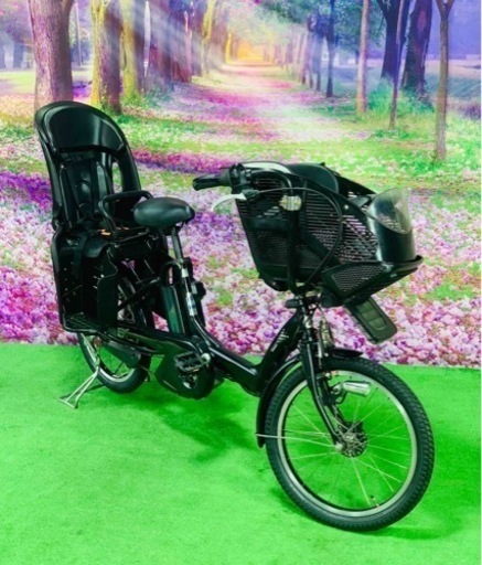 B品セール ➃ 5105子供乗せ電動アシスト自転車ブリヂストン3人乗り対応