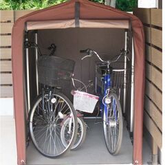 サイクルハウス 2台用 自転車置き場 サイクルガレージ サイクルポート 物置 自転車 2台