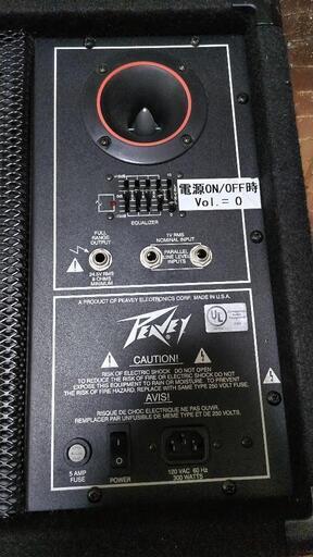 PEAVEY　パワードモニター112PM　２本組